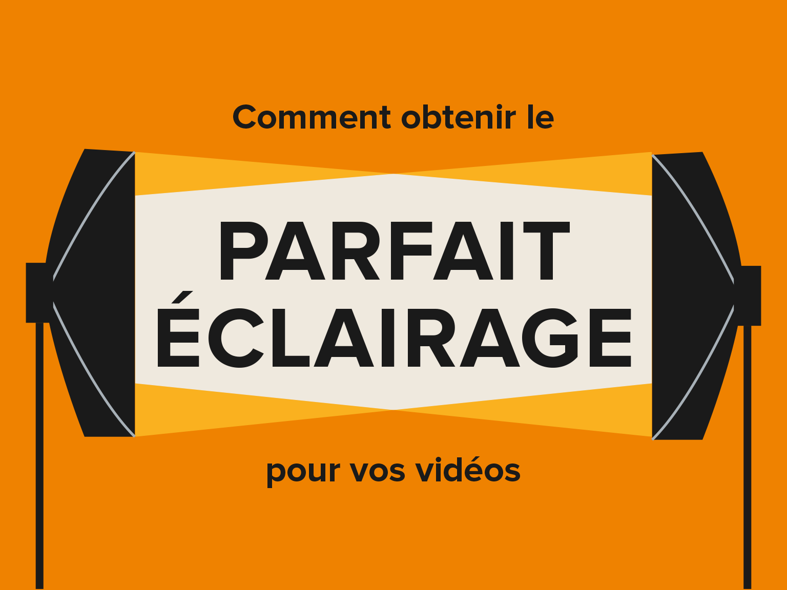 éclairage pour plateau tv