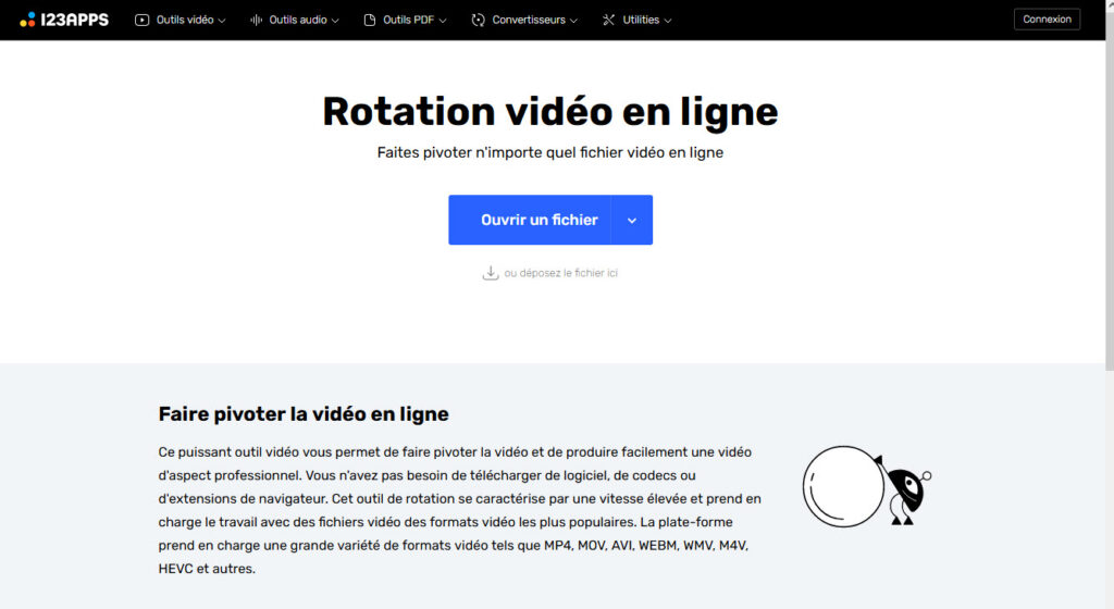 Online Video Cutter est un outil en ligne d'édition de vidéo.