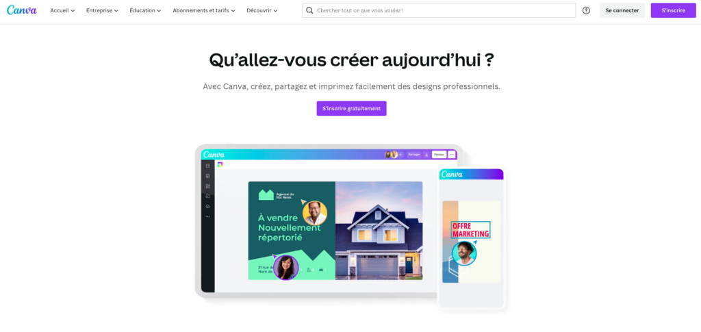 Canva, pour créer une intro Youtube