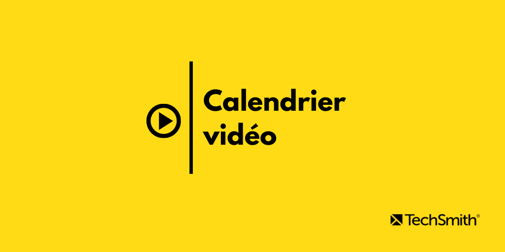 Le calendrier vidéo aide les étudiants à comprendre l’organisation de votre cours en ligne.