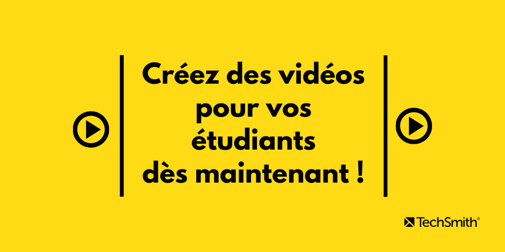 Créer des vidéos attrayantes constitue une valeur ajoutée pour vos cours en ligne.