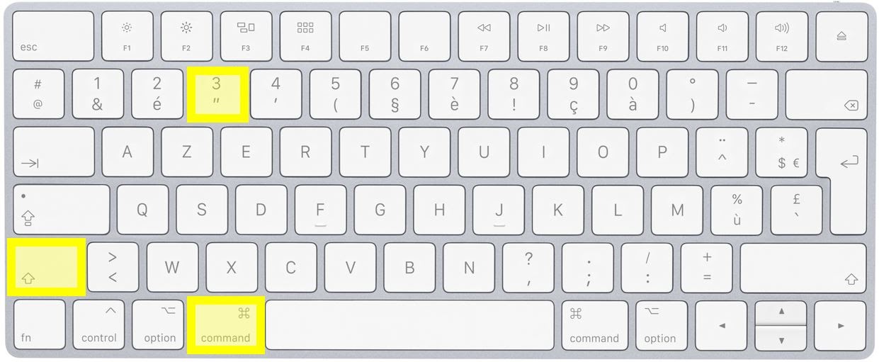Capturer son écran sur Mac avec une combinaison de touches