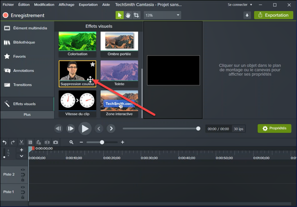 Camtasia, Logiciel de montage vidéo.