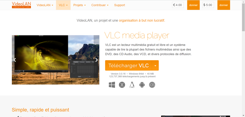 VLC Media Player, perisian untuk memotong video