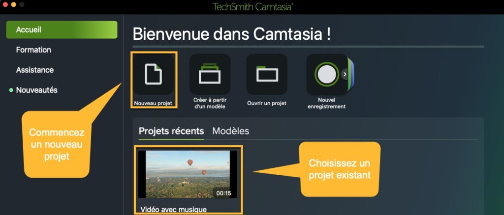 Ajouter de la musique à un montage vidéo avec Camtasia