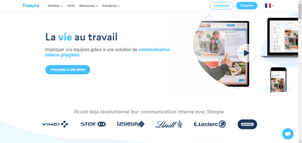 Steeple, outil de communication interne.