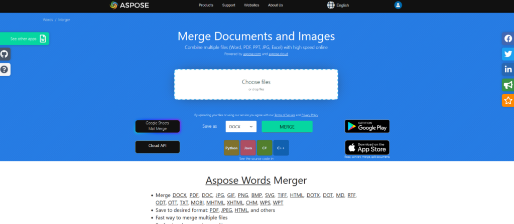 Aspose est un logiciel permettant de combiner deux images.