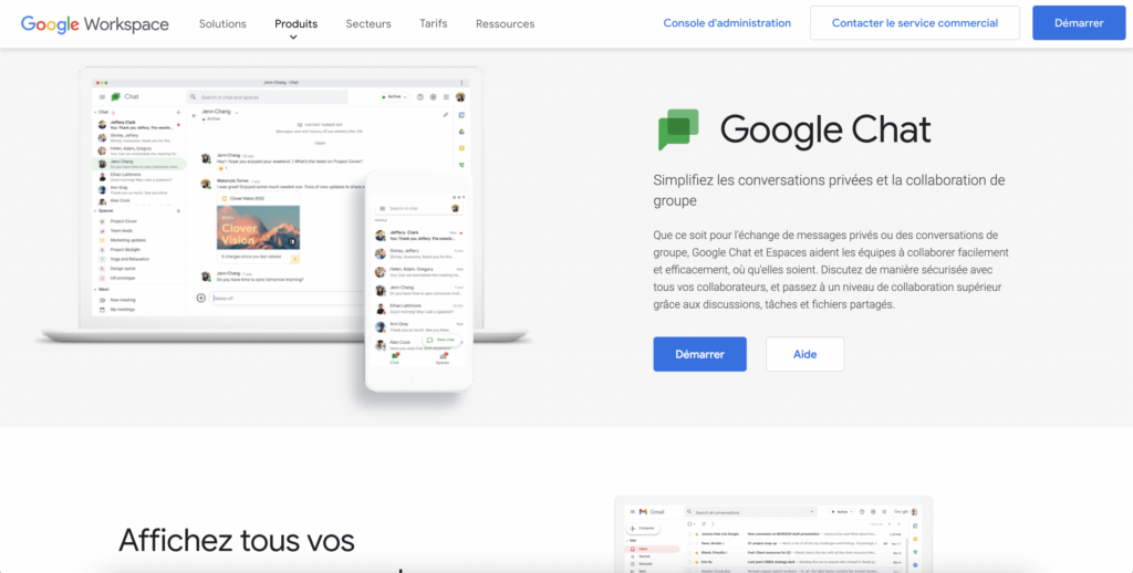 Google Chat est un outil qui vous aidera à être un bon manager. 