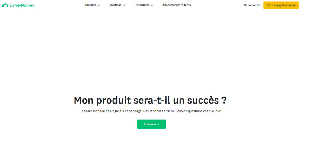 SurveyMonkey est un outil efficace pour pour réussir votre management hybride.
