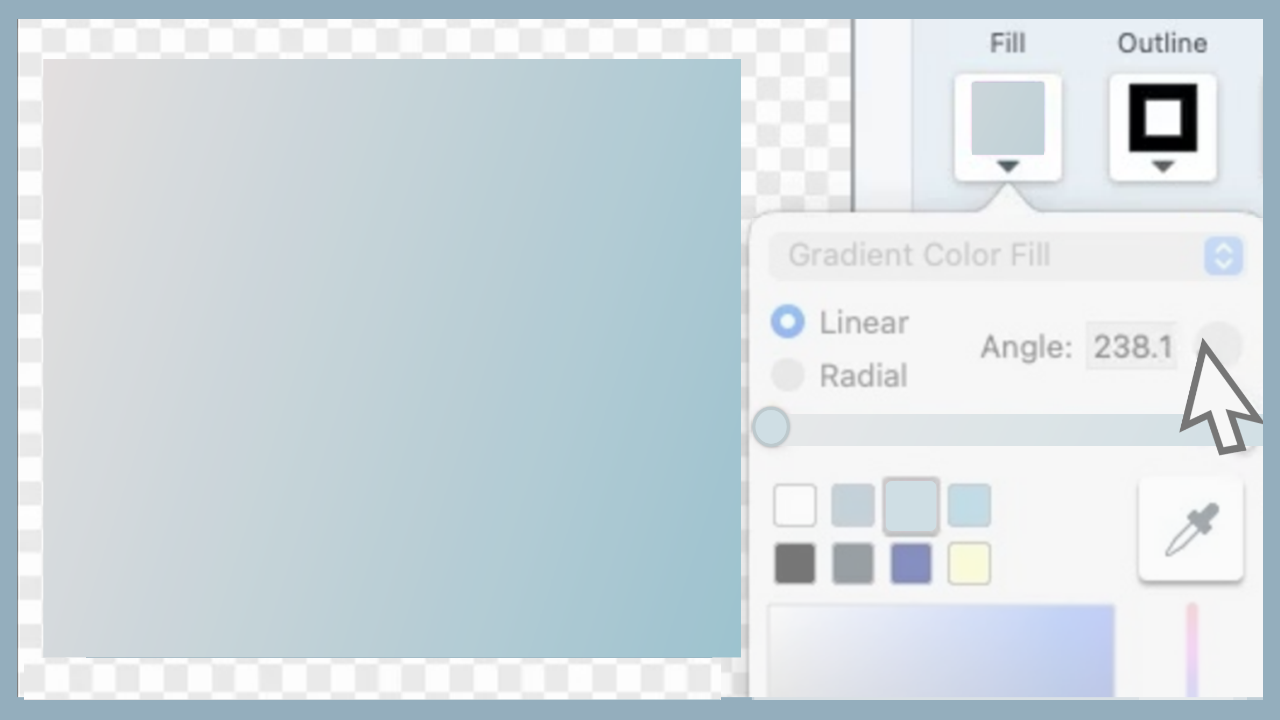 Application d’un dégradé (Mac)