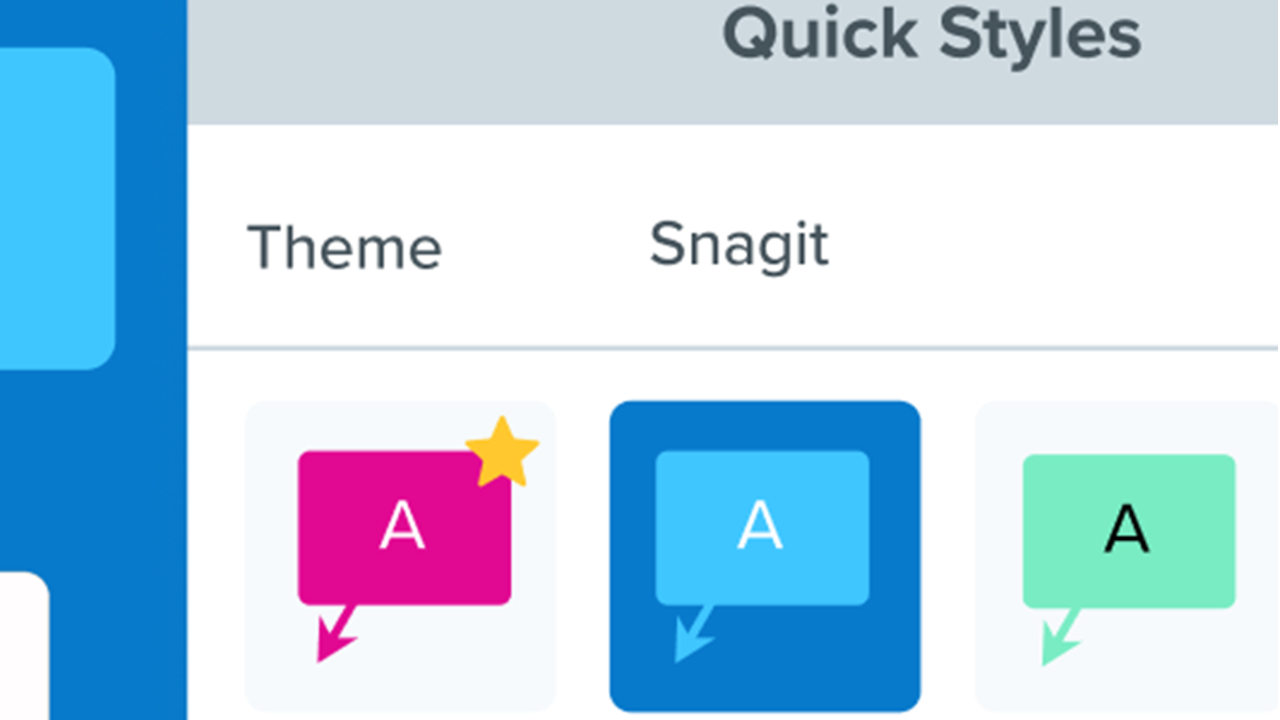 Personnalisation de Snagit