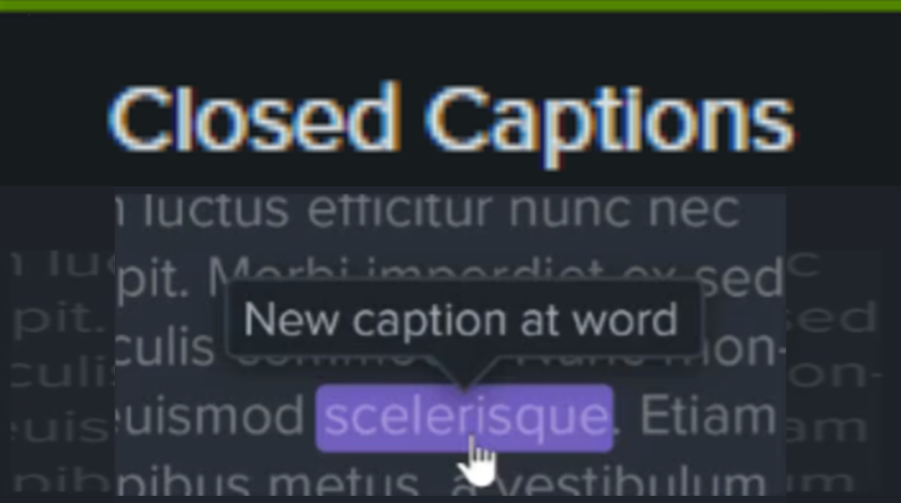 Ajout de sous-titres activables à une vidéo