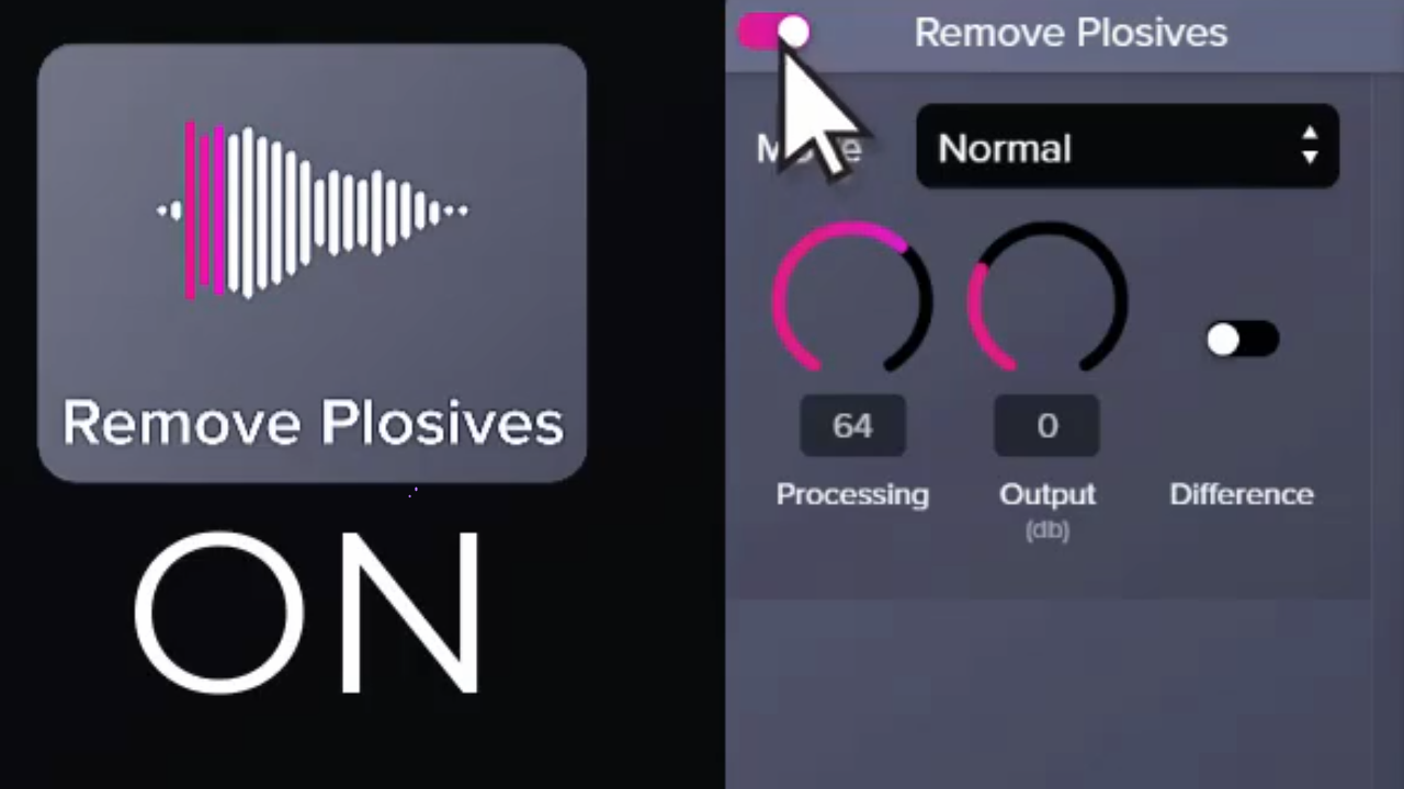 Suppression des plosives