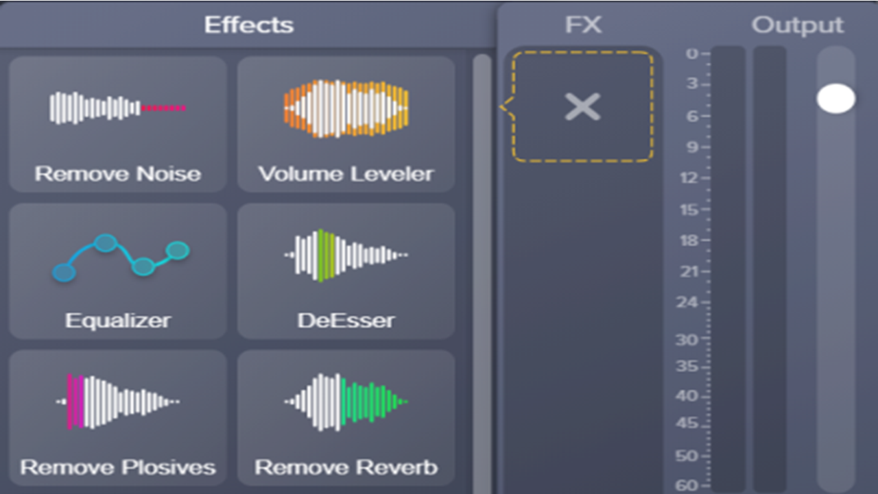 Ajout d’effets audio