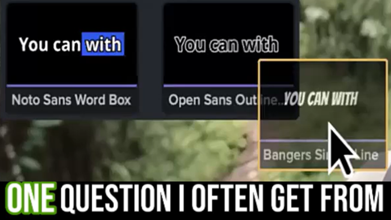 Ajout de sous-titres dynamiques