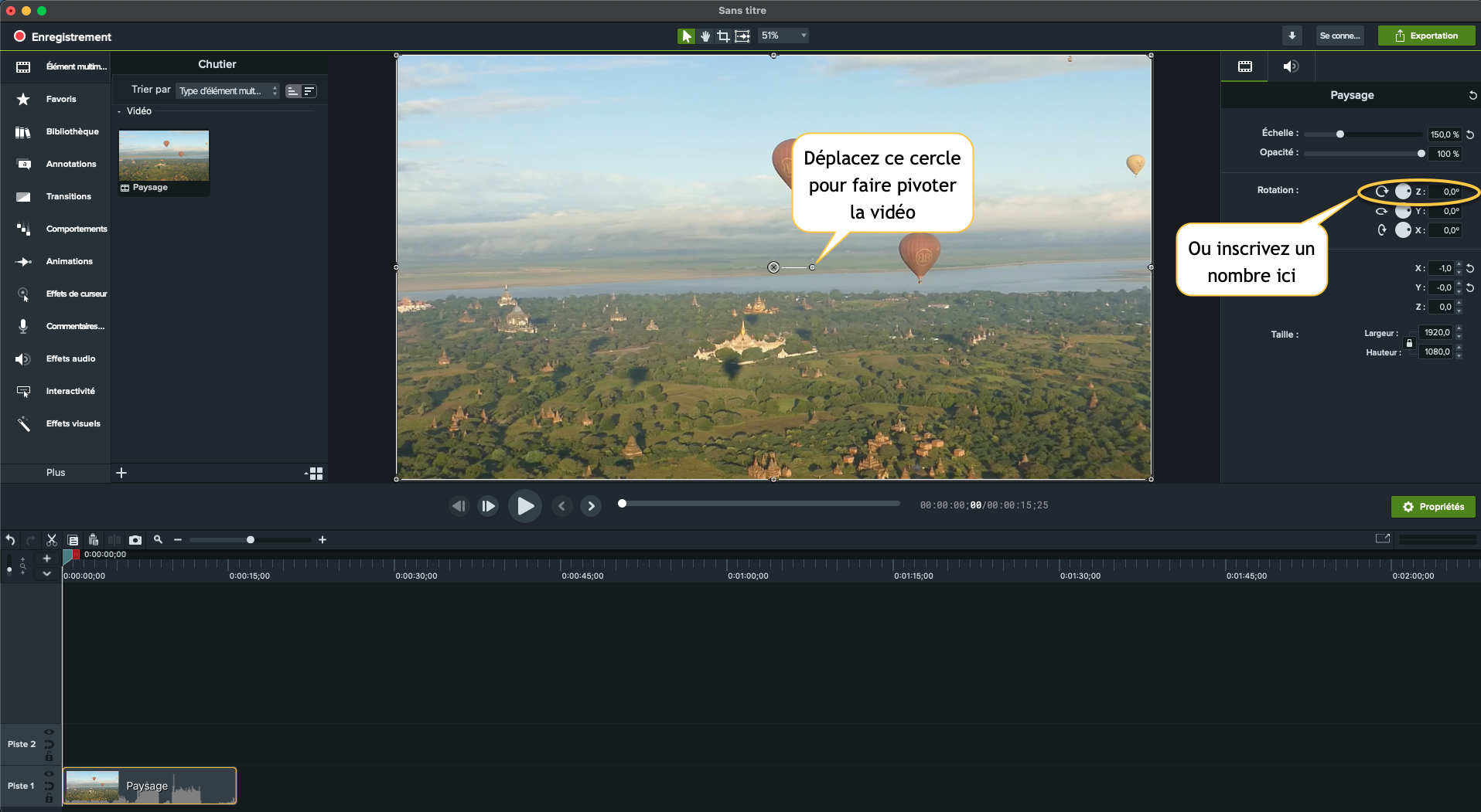 Comment faire pivoter facilement une vidéo ? | TechSmith